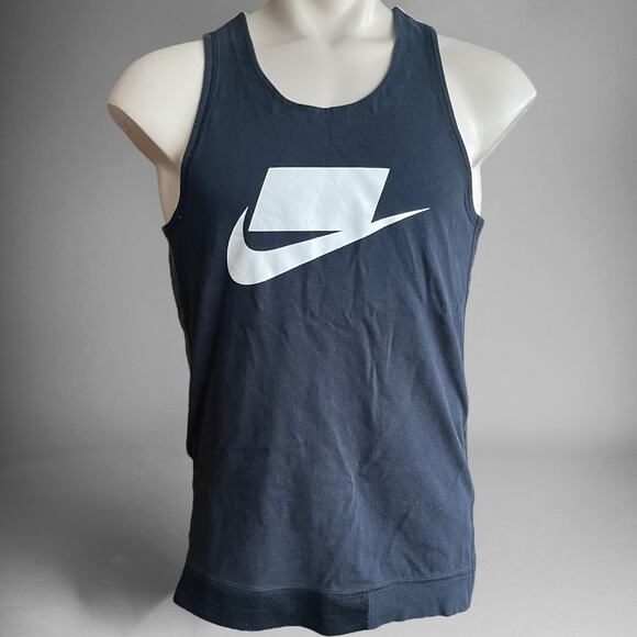 Retro Nike Tank Men's Small Streetwear Mesh Blank Logo Sign Athletic Performance - Picture 1 of 8